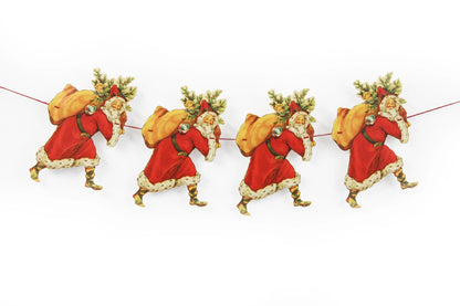 Father Christmas Paper Garland