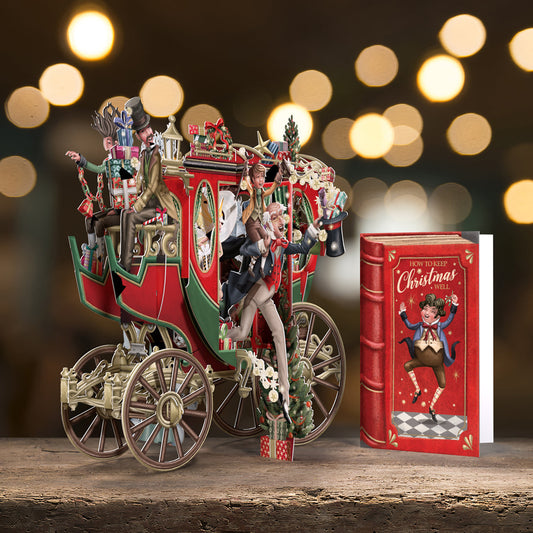 Christmas Carol - 3D Pop Up Christmas Card