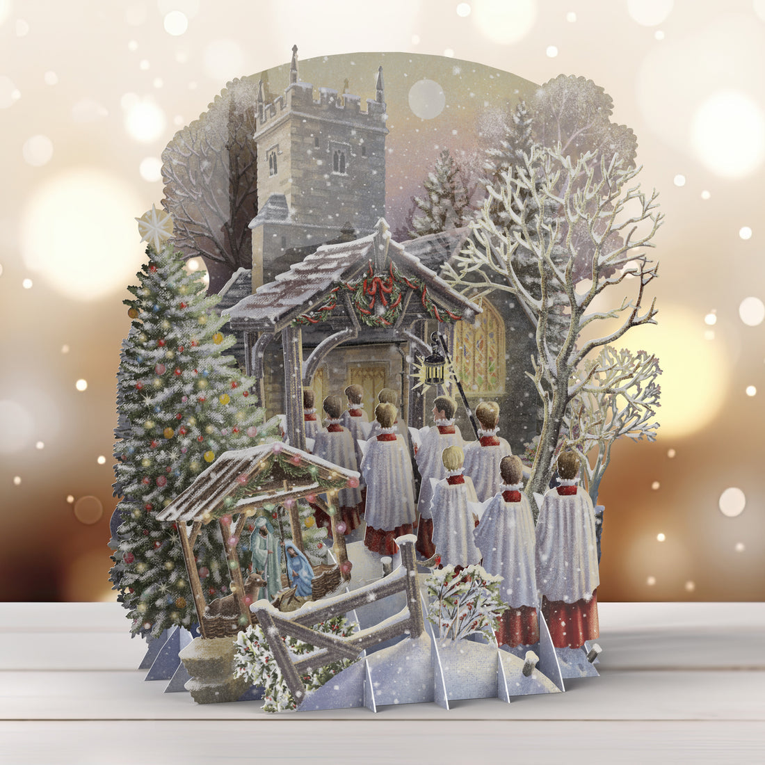 Christmas Choir - 3D Pop Up Christmas Card