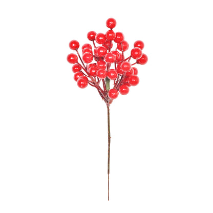 Red Berry Christmas Pick 18cm