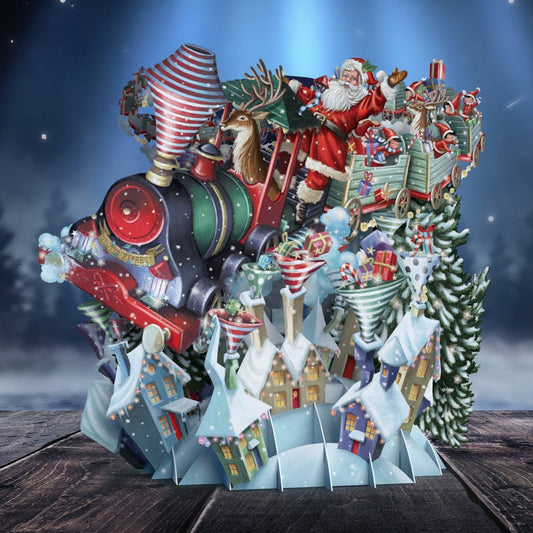 Santa's Express - Top of The World Christmas Card