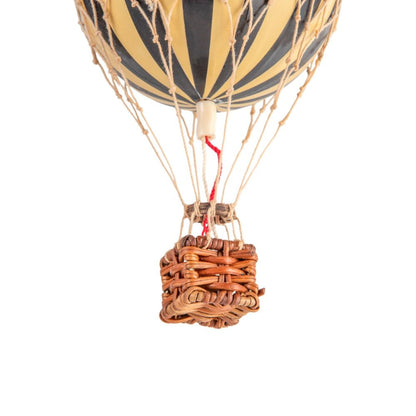 Floating the Skies Black Stripe Hot Air Balloon Decoration