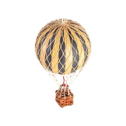 Floating the Skies Black Stripe Hot Air Balloon Decoration