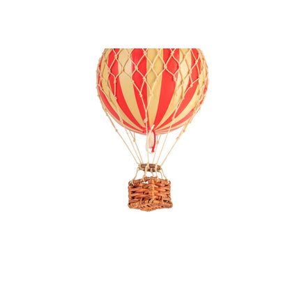 Floating the Skies Red Stripe Hot Air Balloon Decoration