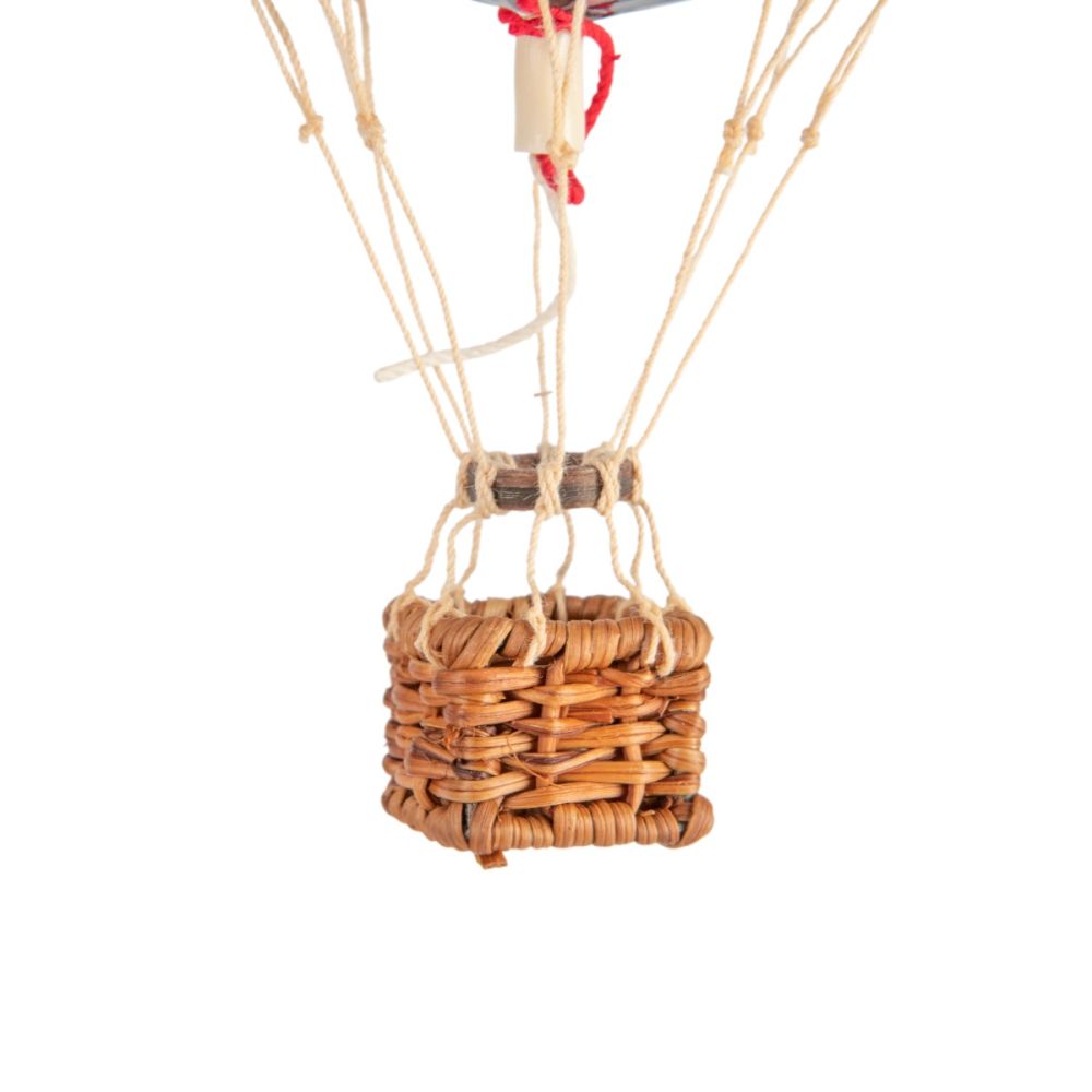 Floating the Skies Red Stripe Hot Air Balloon Decoration