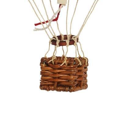 Floating the Skies Velvet Red Hot Air Balloon Decoration