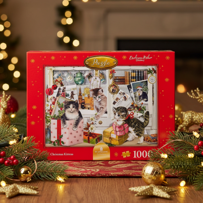 Coppenrath Christmas Kittens 1000 Piece Jigsaw Puzzle