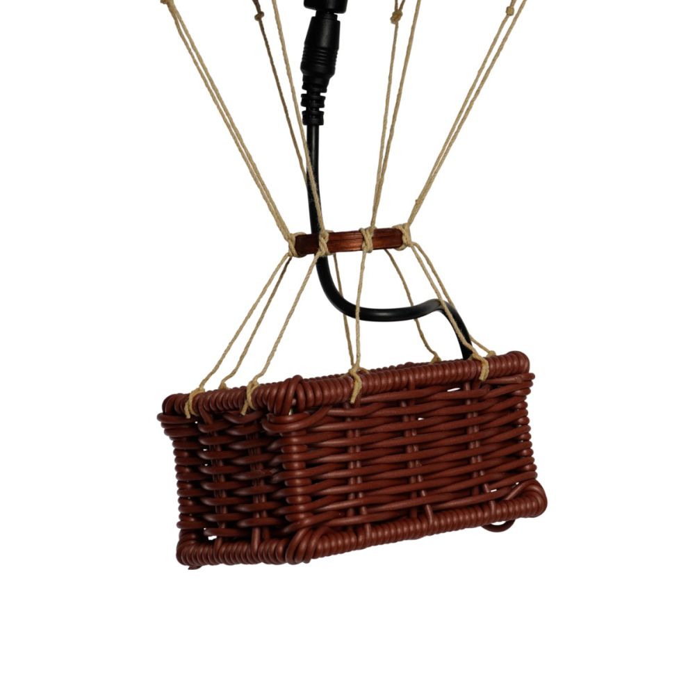 Blue Stars LED Hot Air Balloon Decoration