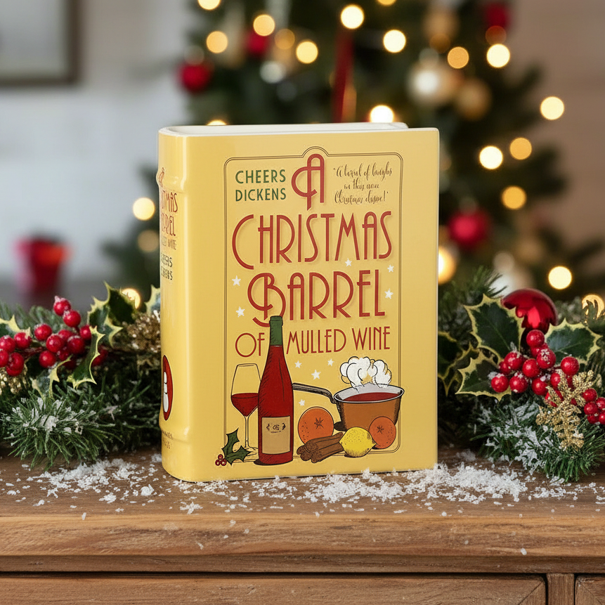 A Christmas Barrel Cookbook Christmas Vase