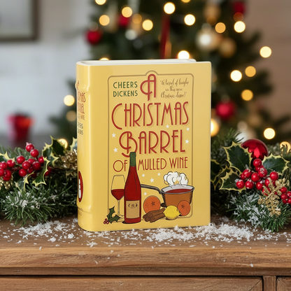 A Christmas Barrel Cookbook Christmas Vase