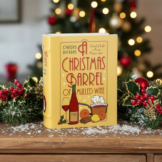 A Christmas Barrel Cookbook Christmas Vase