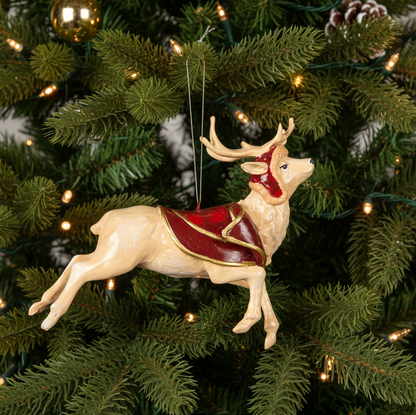 Country Deer Christmas Tree Ornaments