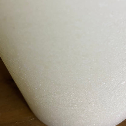 close up of the side of the candle to show the texture