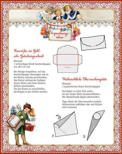 Coppenrath Victorian Style Book Of Christmas Wrapping Paper