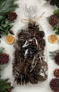 Decorative Natural Christmas Pinecones