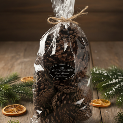 Decorative Natural Christmas Pinecones