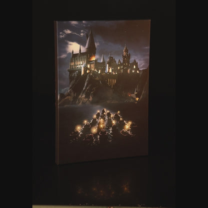 Hogwarts Castle LED Wall Art Canvas