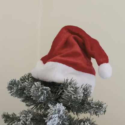 Musical Christmas Santa Hat 35cm