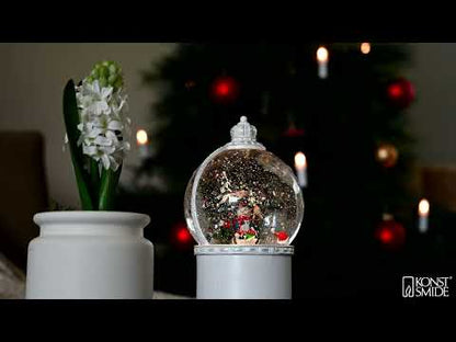 Konstsmide Snowmen Scene Christmas Water Spinner Lantern Decoration
