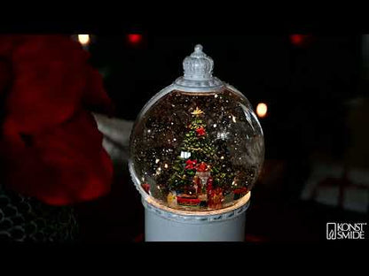 Konstsmide Nutcracker Train Scene Christmas Water Spinner Lantern