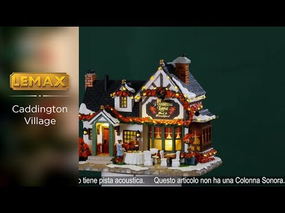 Lemax Poinsettia Lane Bed & Breakfast