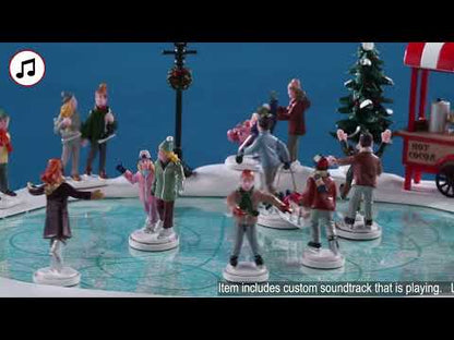 Lemax Village Skating Pond