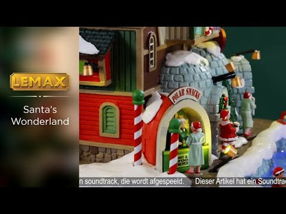 Lemax Santa's Hot Springs Oasis