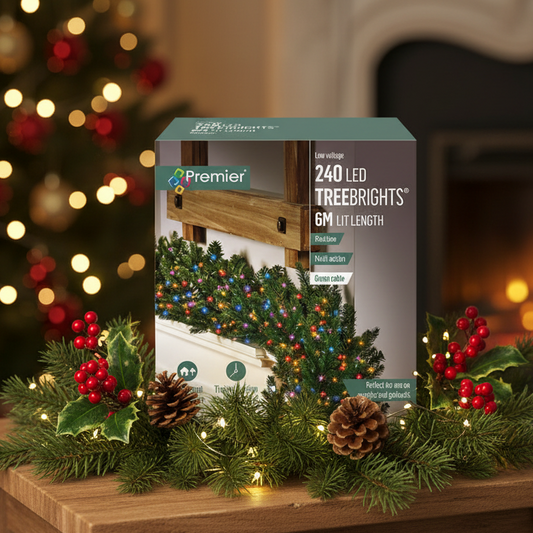 Premier 240  Rainbow Treebrights Christmas String Lights