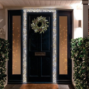 Premier 800 White & Warm White LED Ultrabright Christmas Cluster Lights