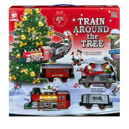 Train Around the Tree Christmas Train Set