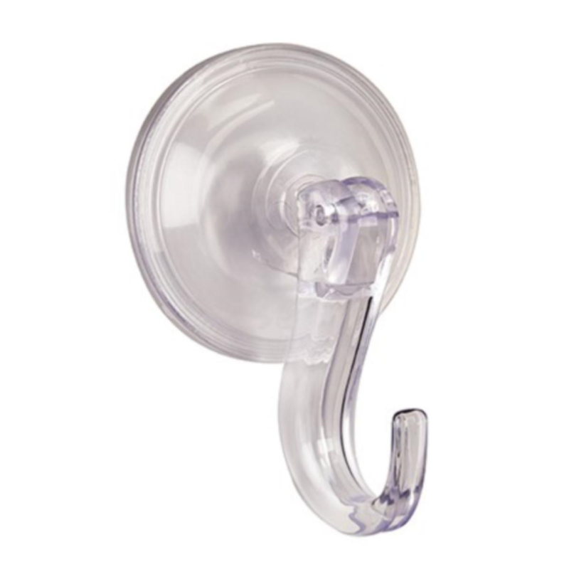 Clear Christmas Wreath Hanger with Suction Clamp
