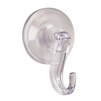 Clear Christmas Wreath Hanger with Suction Clamp