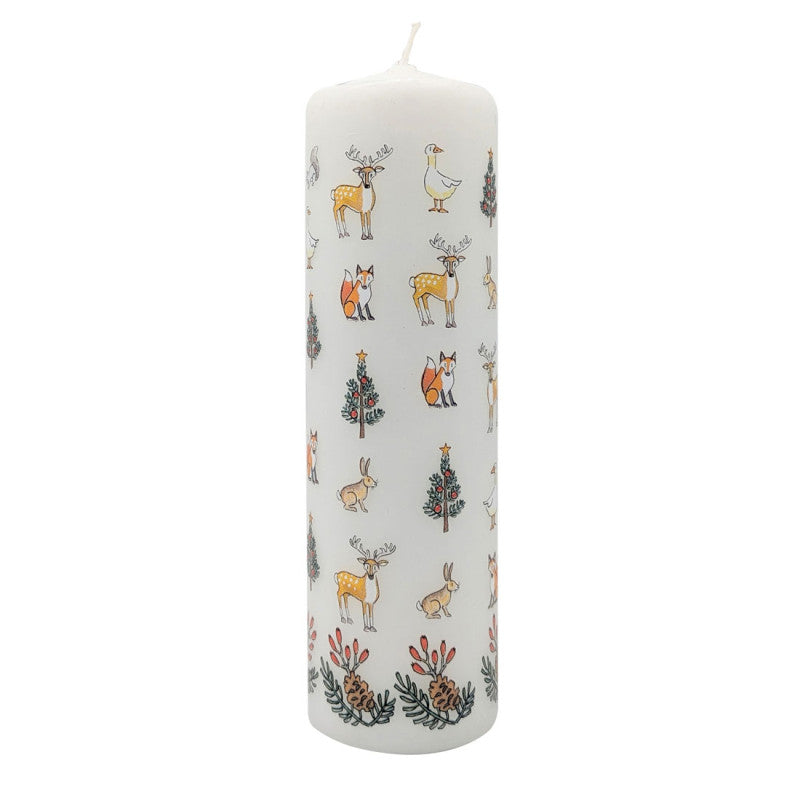 Coppenrath Winter Wildlife Advent Pillar Candle