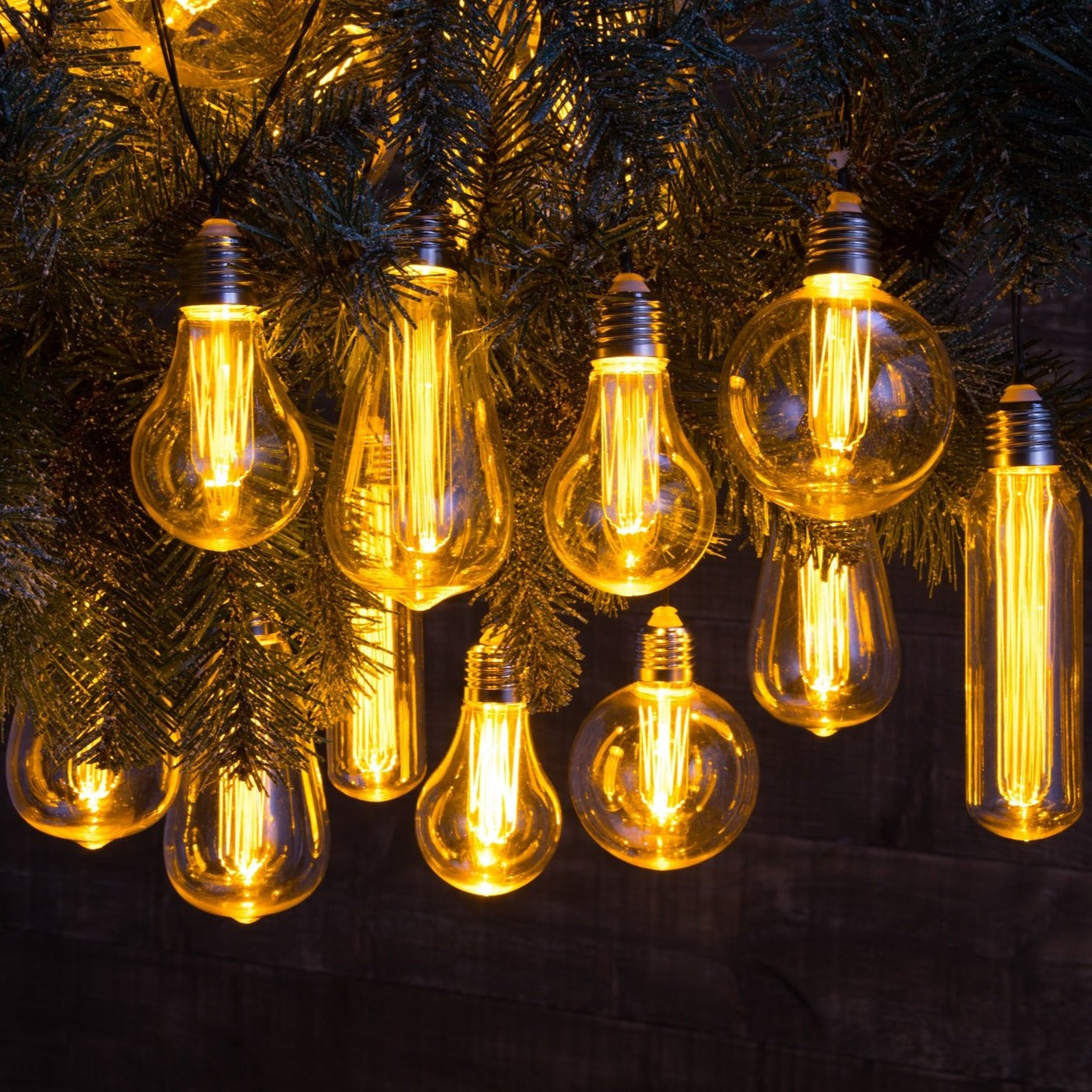 Noma 10 Mixed Bulb String Light Set Connectable