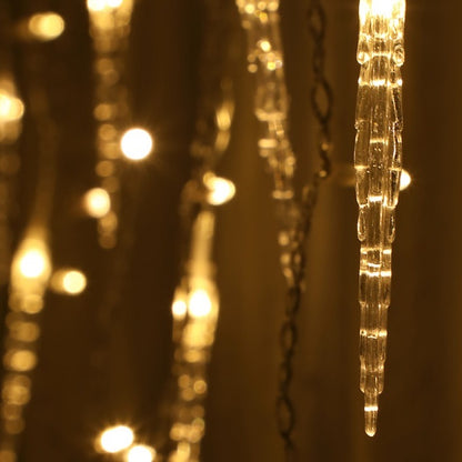 Noma 720 Jack Frost Christmas Icicle Lights Warm White