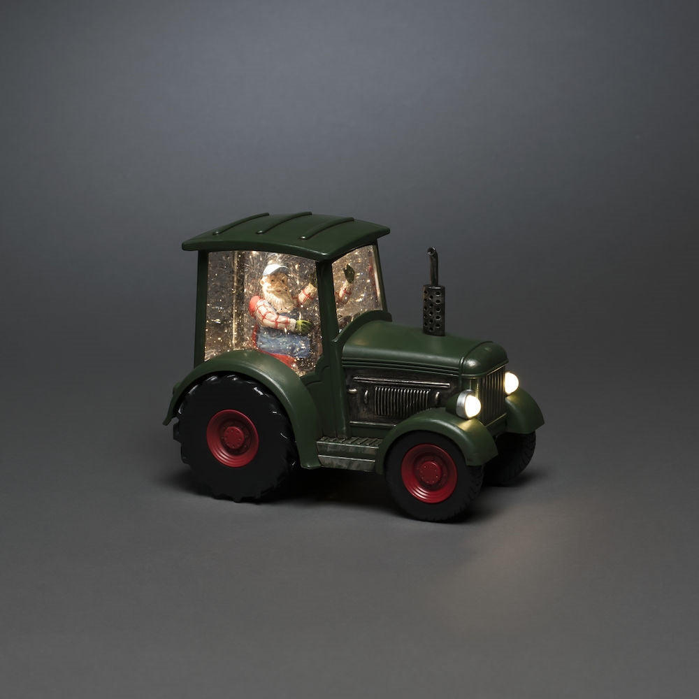 Konstsmide Green Tractor Christmas Water Lantern