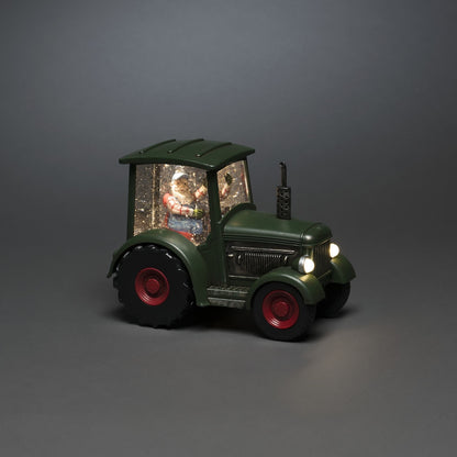 Konstsmide Green Tractor Christmas Water Lantern