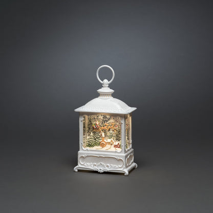 Konstsmide White Flying Santa Christmas Water Lantern