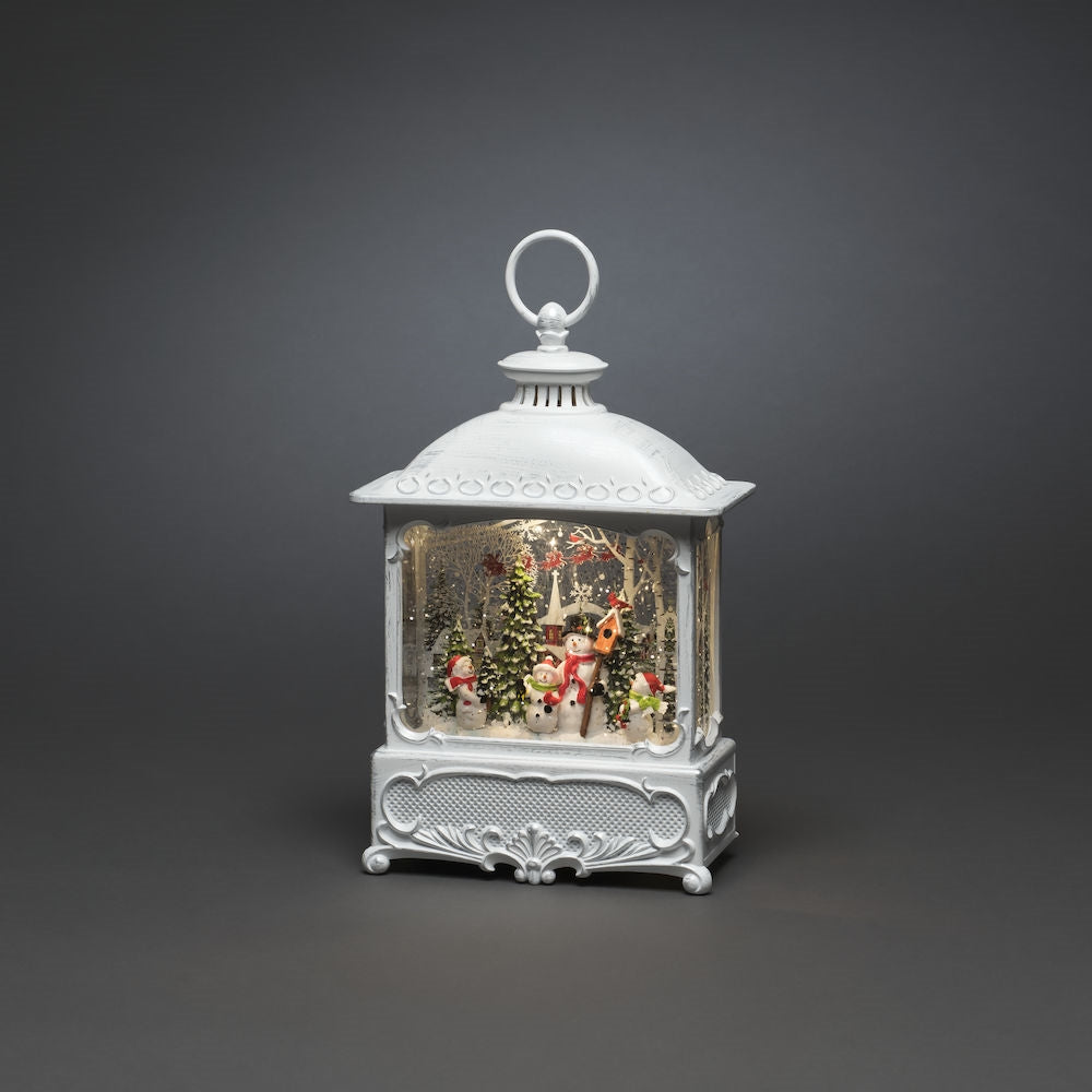 Konstsmide Santa, Snowmen and Birds Christmas Water Lantern