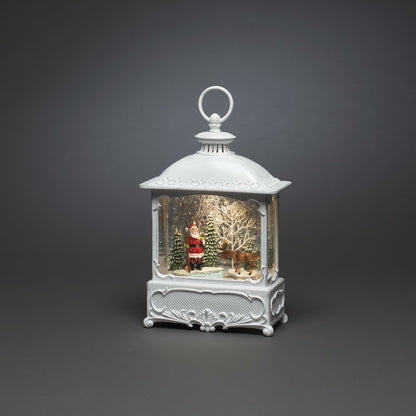 Konstsmide Santa and Moose Christmas Water Lantern