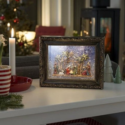 Konstsmide Christmas Nativity Scene Water Lantern Picture Frame