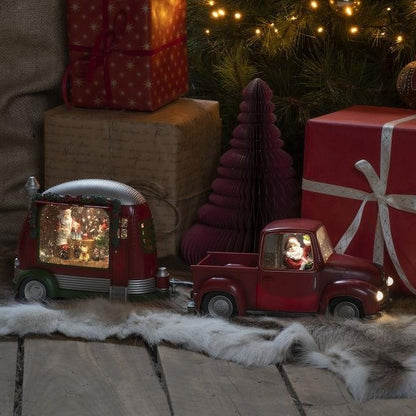 Christmas Pick-up Truck Water Lantern