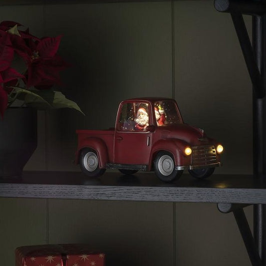 Christmas Pick-up Truck Water Lantern