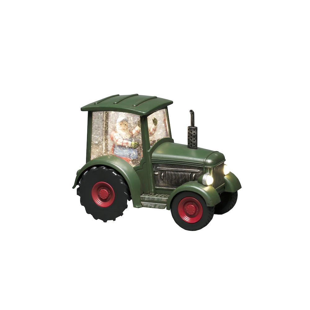 Konstsmide Green Tractor Christmas Water Lantern
