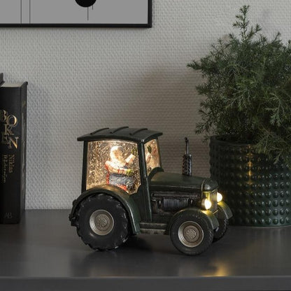 Konstsmide Green Tractor Christmas Water Lantern