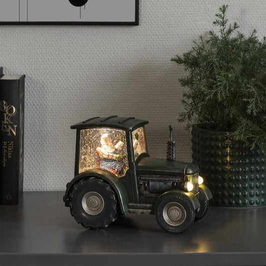 Konstsmide Green Tractor Christmas Water Lantern
