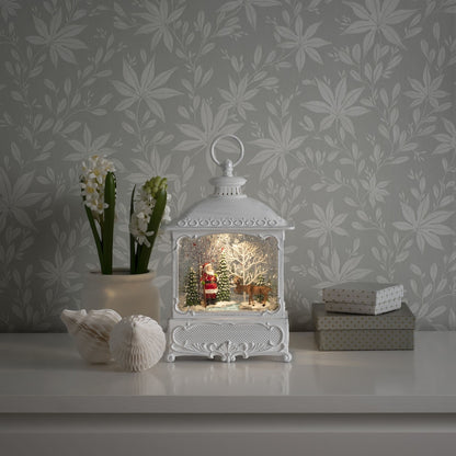 Konstsmide Santa and Moose Christmas Water Lantern
