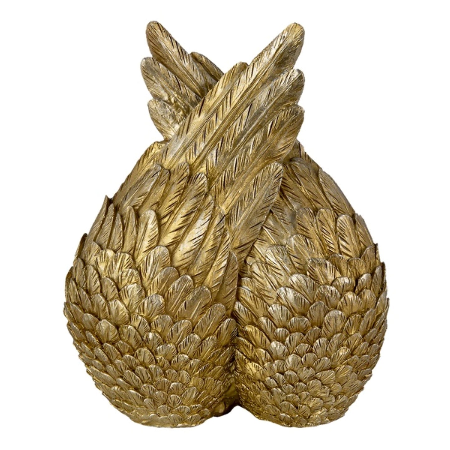 Christmas Nativity Scene in Gold Wings Ornament