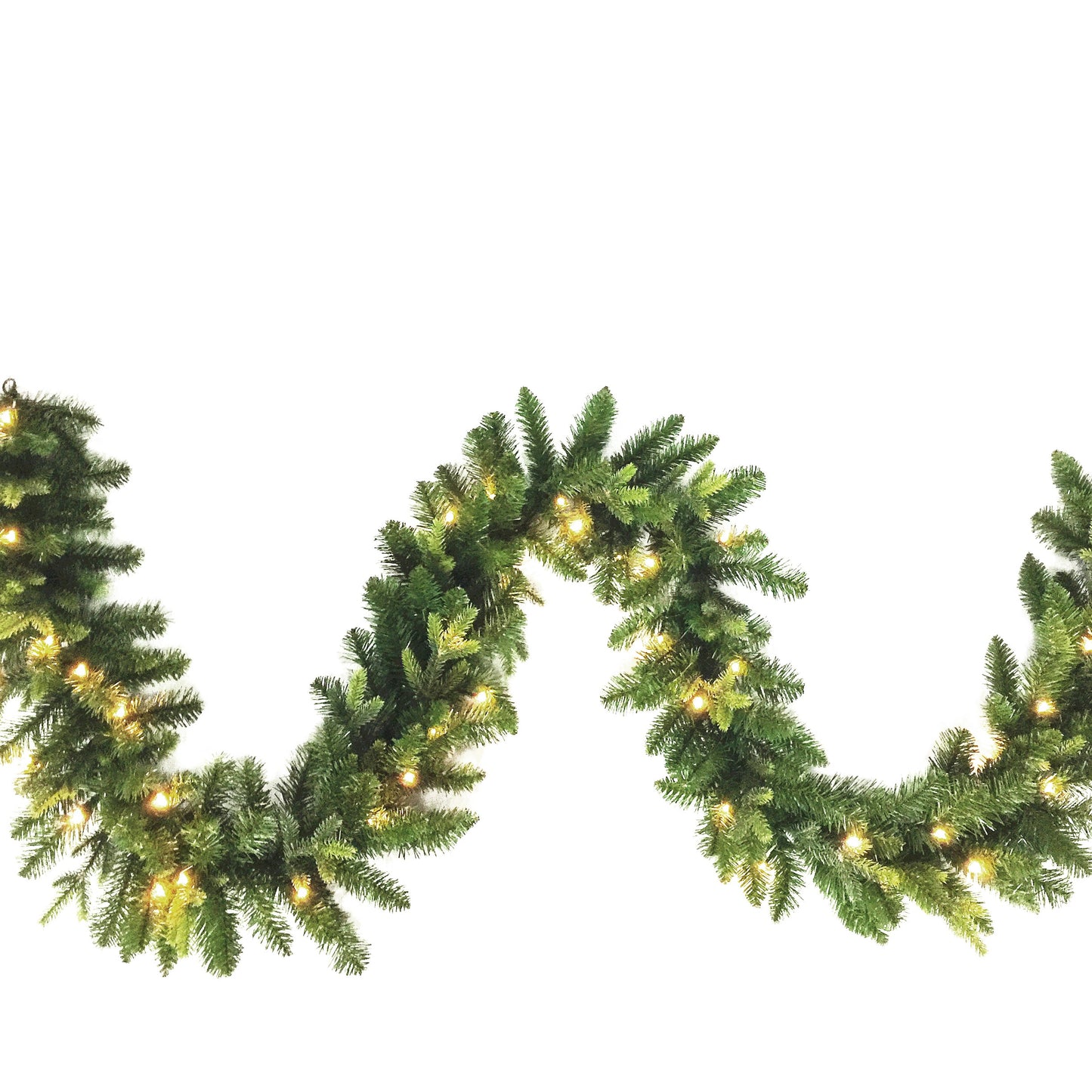 St Moritz Fir 9ft/270cm Warm White Lit Garland