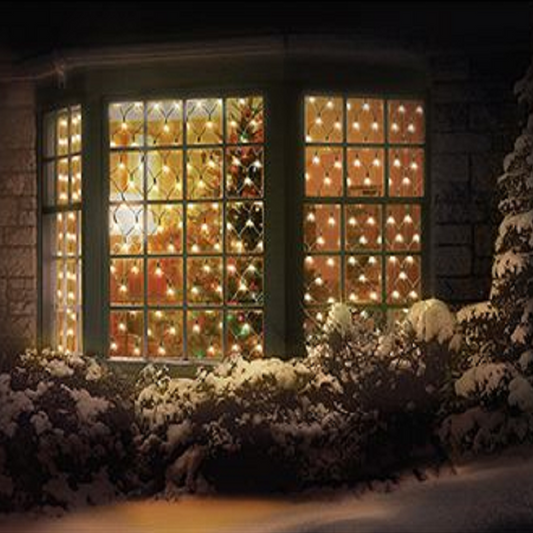 Premier 1.7m x 1.2m Warm White Christmas Net Lights
